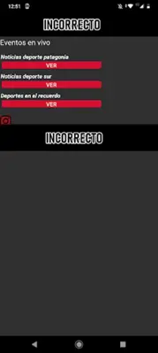 Incorrecto android App screenshot 2